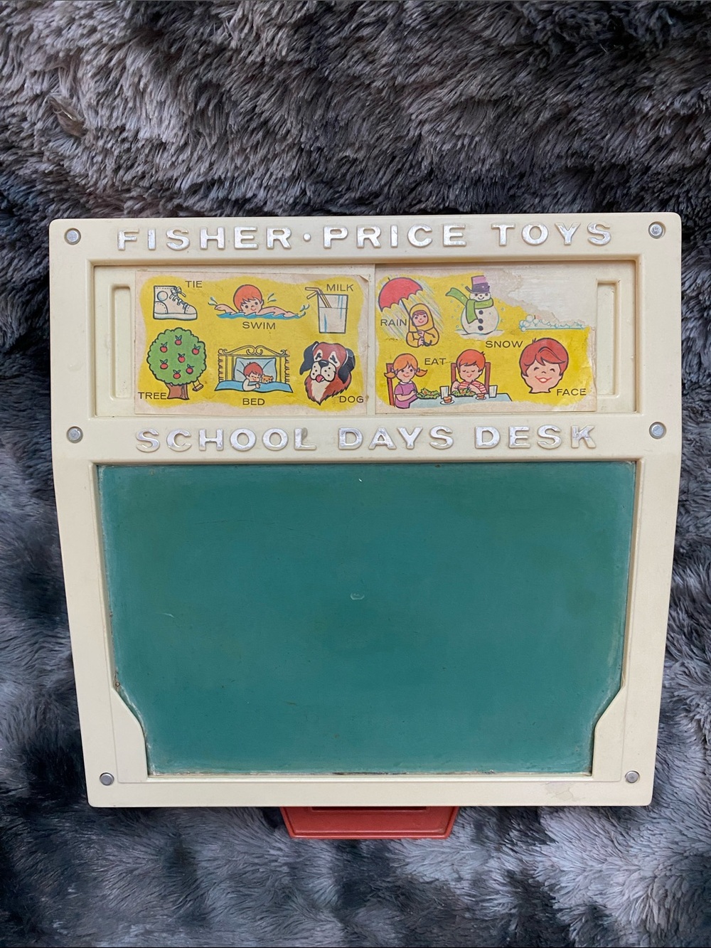 Vintage Fisher Price School Days Play Desk